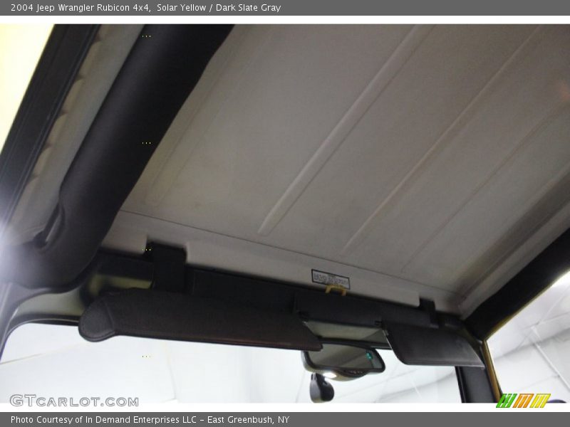 Solar Yellow / Dark Slate Gray 2004 Jeep Wrangler Rubicon 4x4
