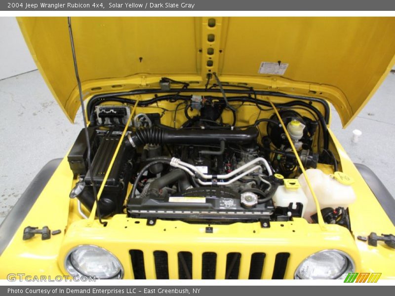 Solar Yellow / Dark Slate Gray 2004 Jeep Wrangler Rubicon 4x4