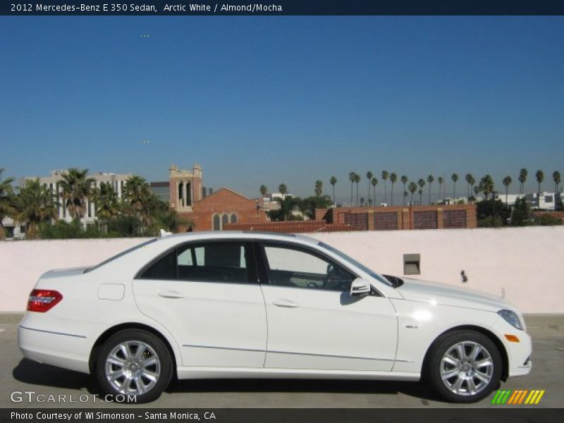 Arctic White / Almond/Mocha 2012 Mercedes-Benz E 350 Sedan