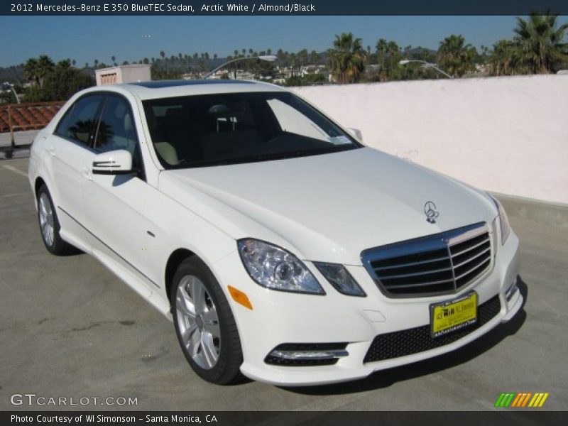 Arctic White / Almond/Black 2012 Mercedes-Benz E 350 BlueTEC Sedan