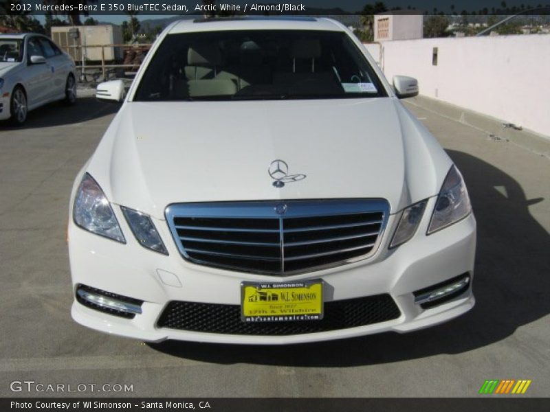 Arctic White / Almond/Black 2012 Mercedes-Benz E 350 BlueTEC Sedan