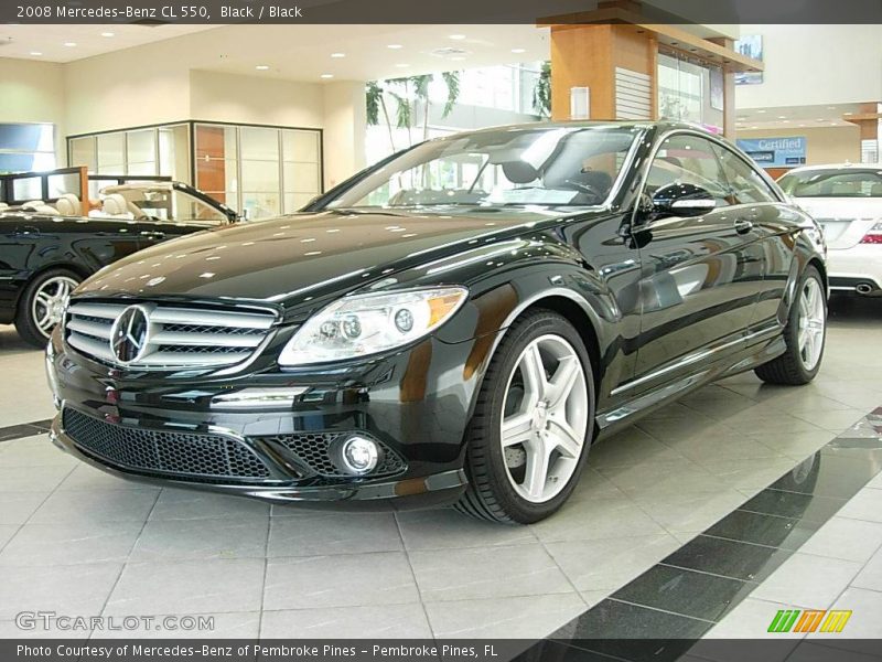 Black / Black 2008 Mercedes-Benz CL 550