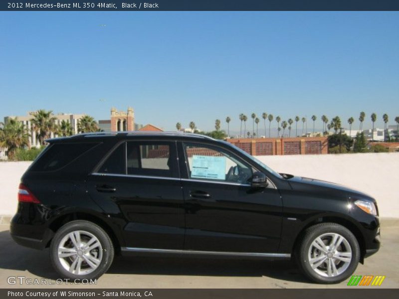 Black / Black 2012 Mercedes-Benz ML 350 4Matic