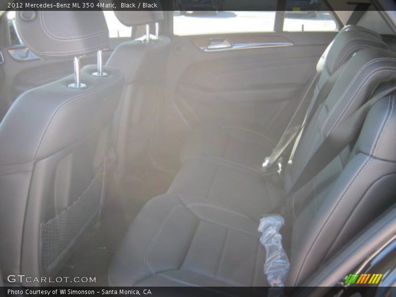 Black / Black 2012 Mercedes-Benz ML 350 4Matic