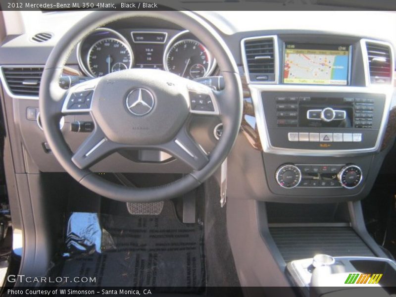 Black / Black 2012 Mercedes-Benz ML 350 4Matic