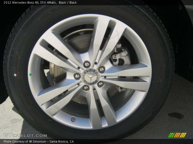 Black / Black 2012 Mercedes-Benz ML 350 4Matic