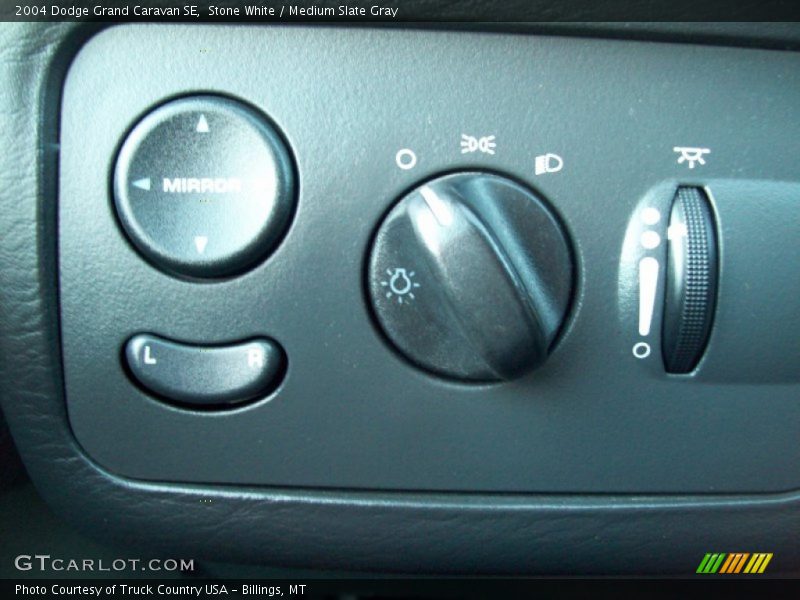 Stone White / Medium Slate Gray 2004 Dodge Grand Caravan SE