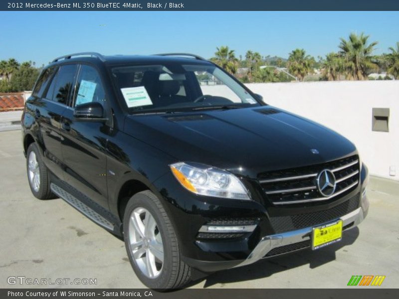 Black / Black 2012 Mercedes-Benz ML 350 BlueTEC 4Matic