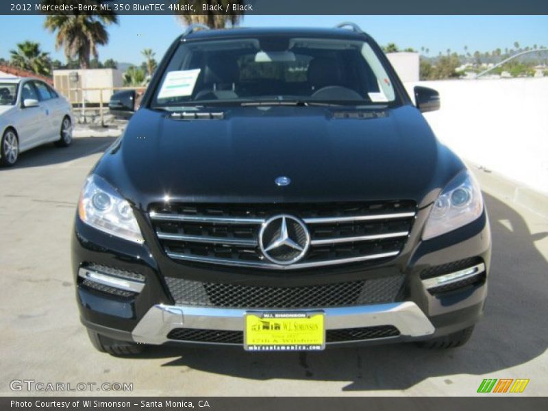 Black / Black 2012 Mercedes-Benz ML 350 BlueTEC 4Matic