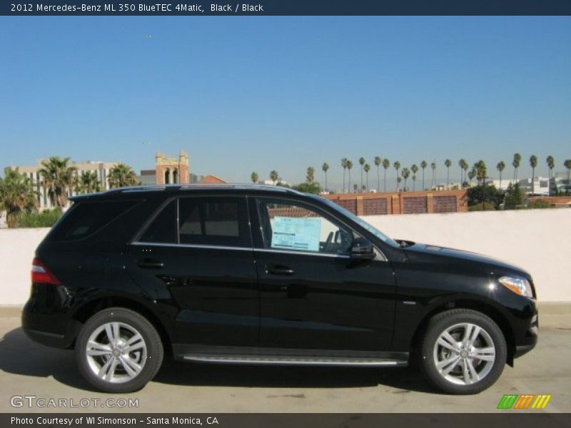 Black / Black 2012 Mercedes-Benz ML 350 BlueTEC 4Matic