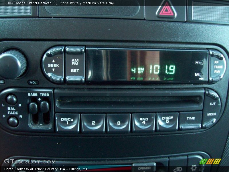 Stone White / Medium Slate Gray 2004 Dodge Grand Caravan SE