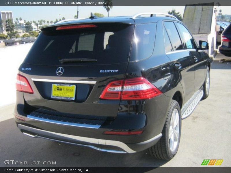 Black / Black 2012 Mercedes-Benz ML 350 BlueTEC 4Matic