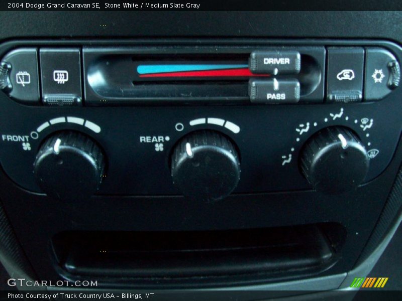 Stone White / Medium Slate Gray 2004 Dodge Grand Caravan SE