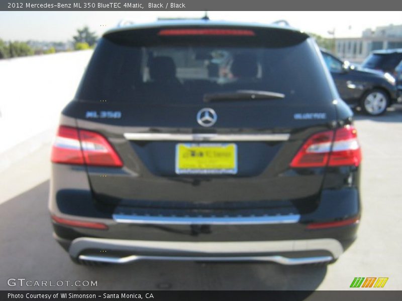 Black / Black 2012 Mercedes-Benz ML 350 BlueTEC 4Matic