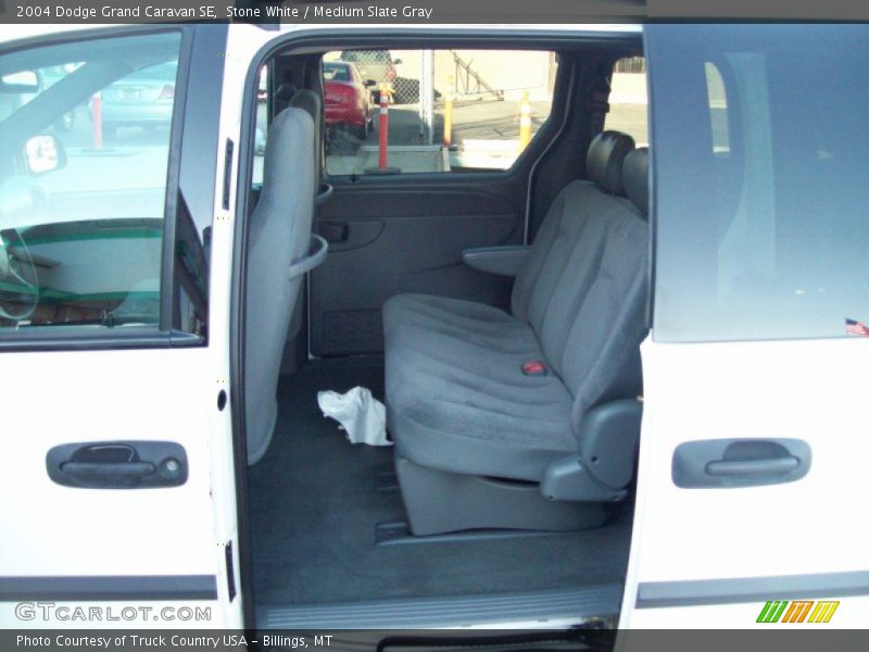 Stone White / Medium Slate Gray 2004 Dodge Grand Caravan SE