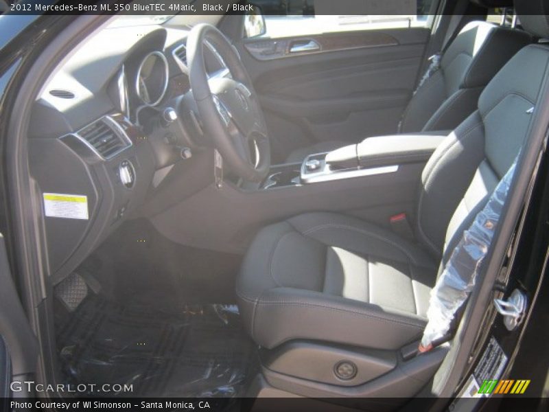 Black / Black 2012 Mercedes-Benz ML 350 BlueTEC 4Matic