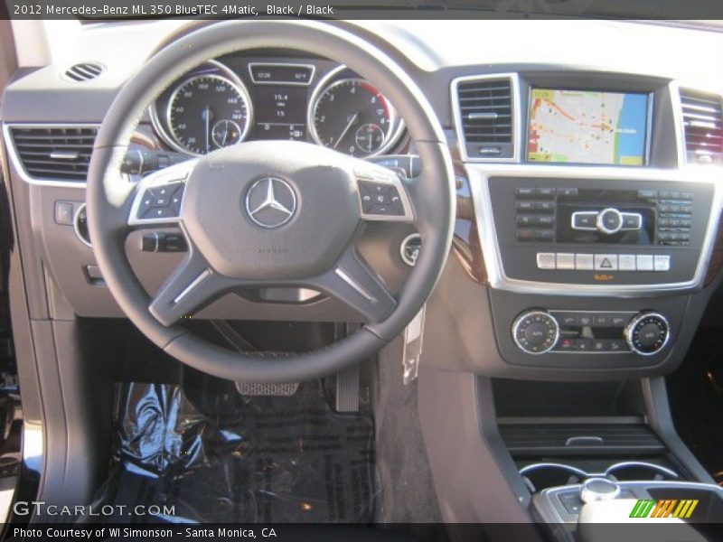 Black / Black 2012 Mercedes-Benz ML 350 BlueTEC 4Matic