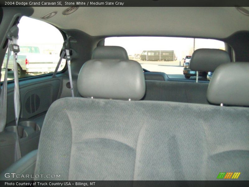 Stone White / Medium Slate Gray 2004 Dodge Grand Caravan SE
