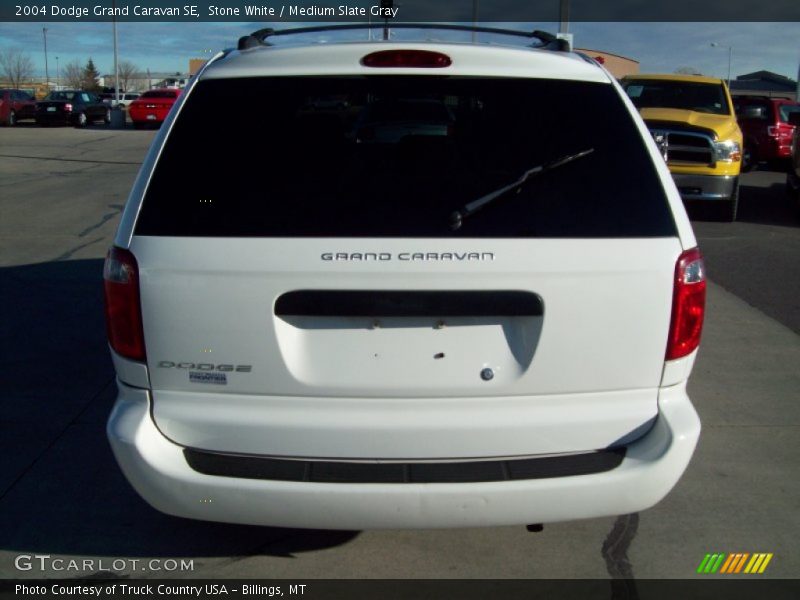 Stone White / Medium Slate Gray 2004 Dodge Grand Caravan SE