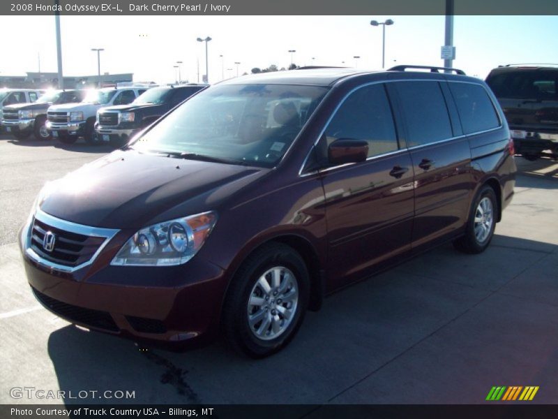 Dark Cherry Pearl / Ivory 2008 Honda Odyssey EX-L