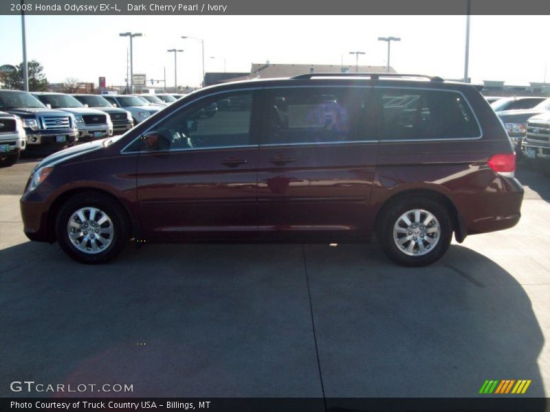 Dark Cherry Pearl / Ivory 2008 Honda Odyssey EX-L