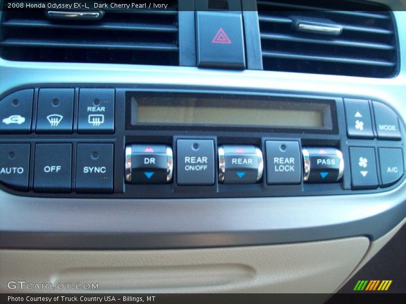 Dark Cherry Pearl / Ivory 2008 Honda Odyssey EX-L