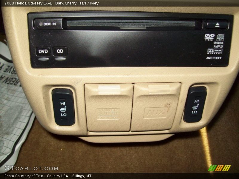 Dark Cherry Pearl / Ivory 2008 Honda Odyssey EX-L