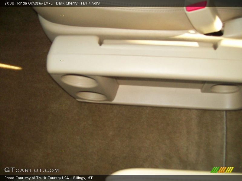 Dark Cherry Pearl / Ivory 2008 Honda Odyssey EX-L
