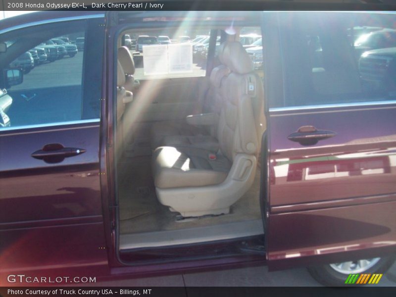 Dark Cherry Pearl / Ivory 2008 Honda Odyssey EX-L