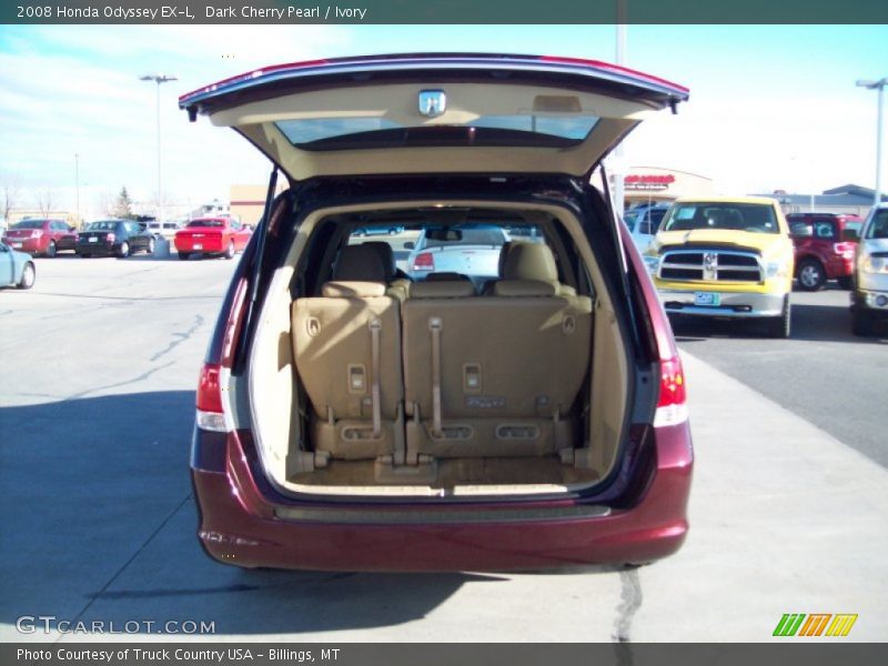 Dark Cherry Pearl / Ivory 2008 Honda Odyssey EX-L