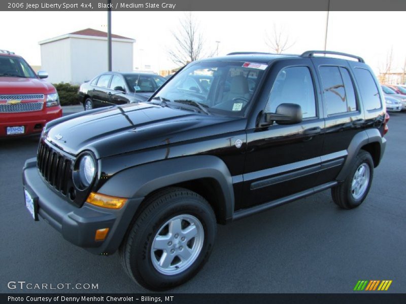 Black / Medium Slate Gray 2006 Jeep Liberty Sport 4x4