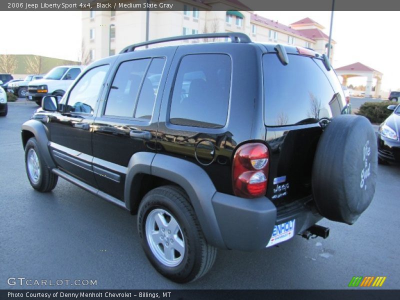 Black / Medium Slate Gray 2006 Jeep Liberty Sport 4x4