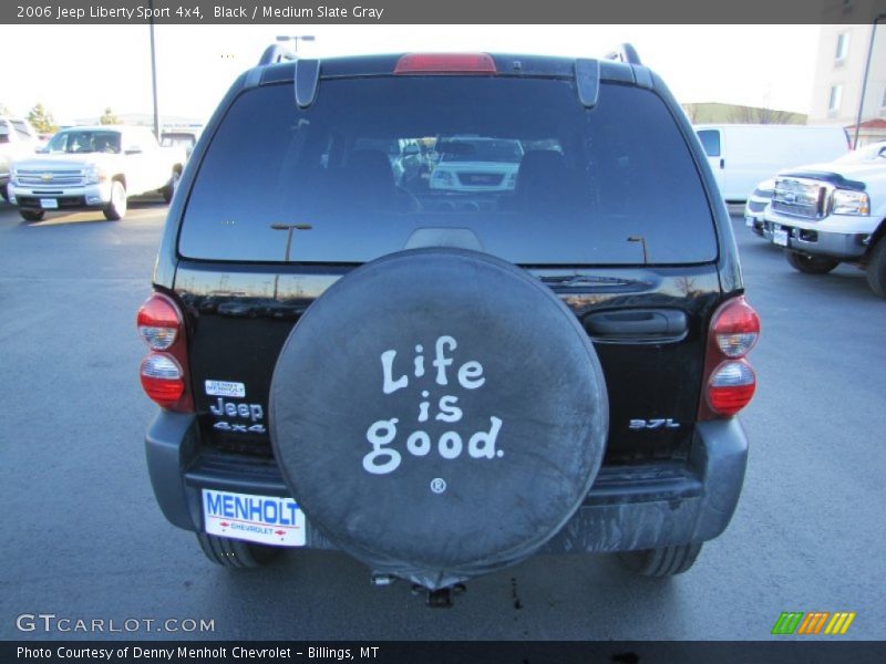 Black / Medium Slate Gray 2006 Jeep Liberty Sport 4x4