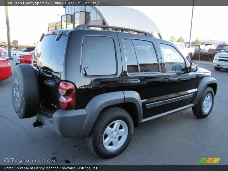 Black / Medium Slate Gray 2006 Jeep Liberty Sport 4x4