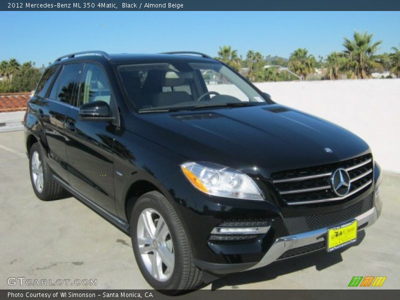 Black / Almond Beige 2012 Mercedes-Benz ML 350 4Matic
