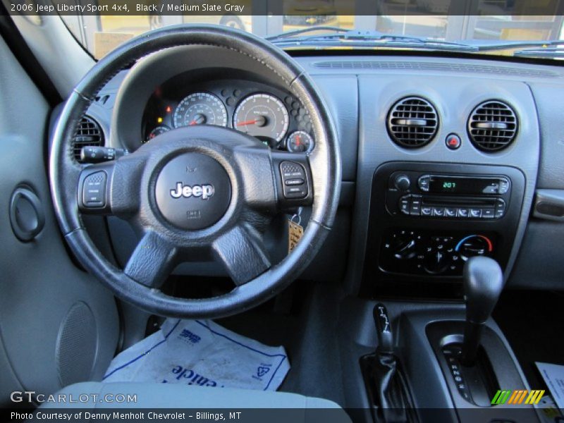 Black / Medium Slate Gray 2006 Jeep Liberty Sport 4x4