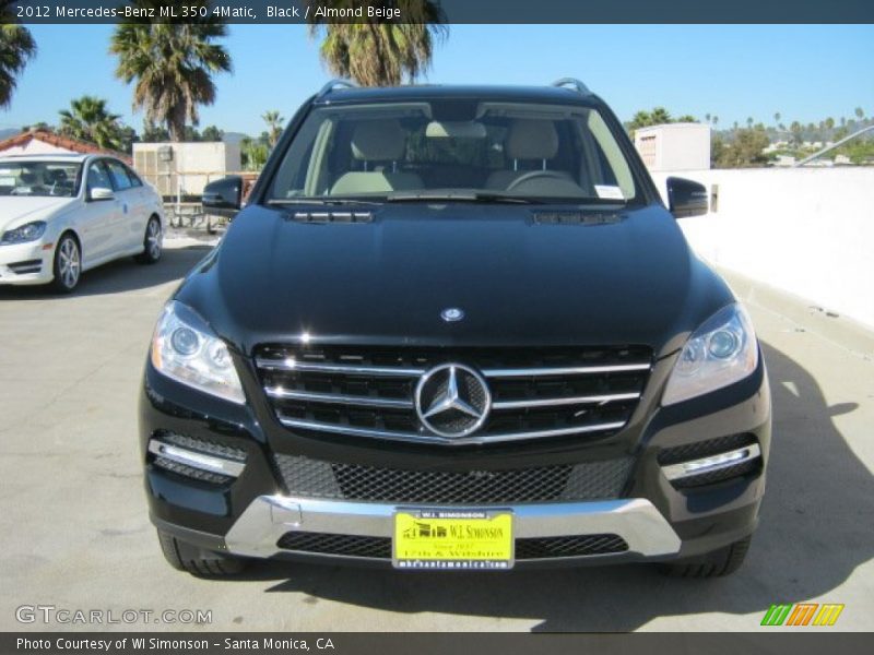 Black / Almond Beige 2012 Mercedes-Benz ML 350 4Matic