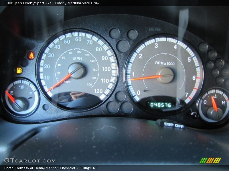 Black / Medium Slate Gray 2006 Jeep Liberty Sport 4x4