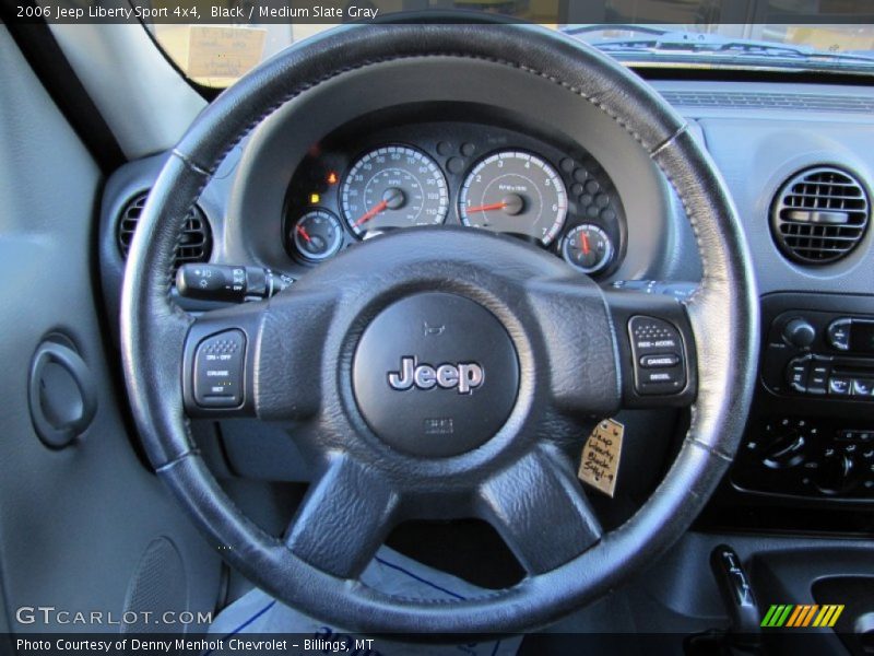 Black / Medium Slate Gray 2006 Jeep Liberty Sport 4x4