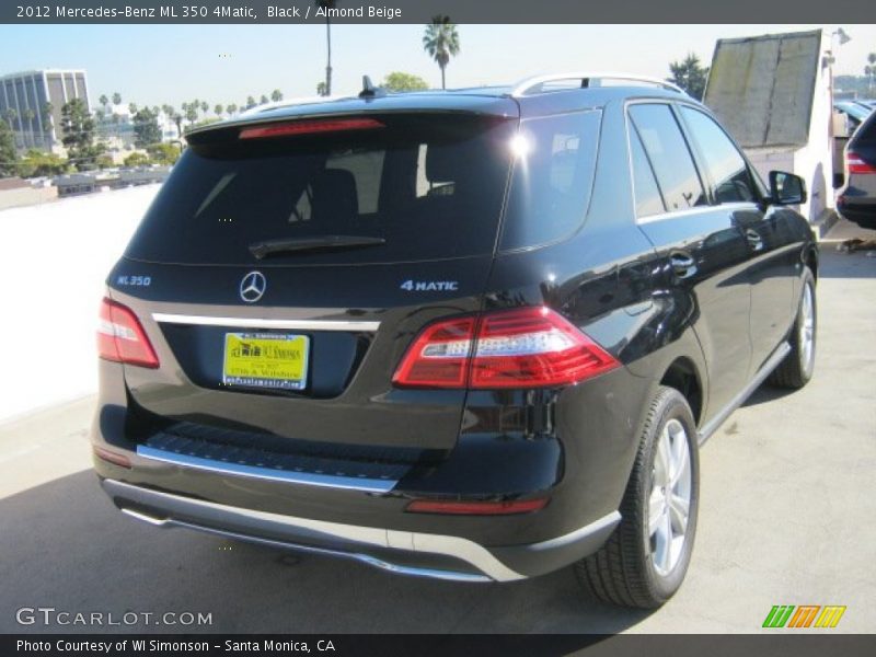 Black / Almond Beige 2012 Mercedes-Benz ML 350 4Matic