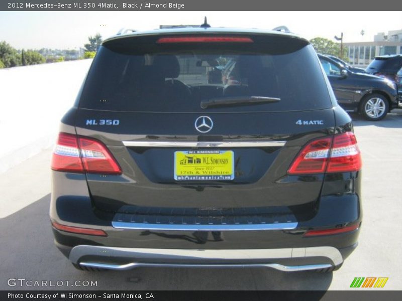 Black / Almond Beige 2012 Mercedes-Benz ML 350 4Matic