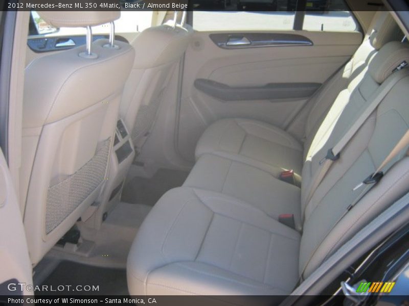 Black / Almond Beige 2012 Mercedes-Benz ML 350 4Matic