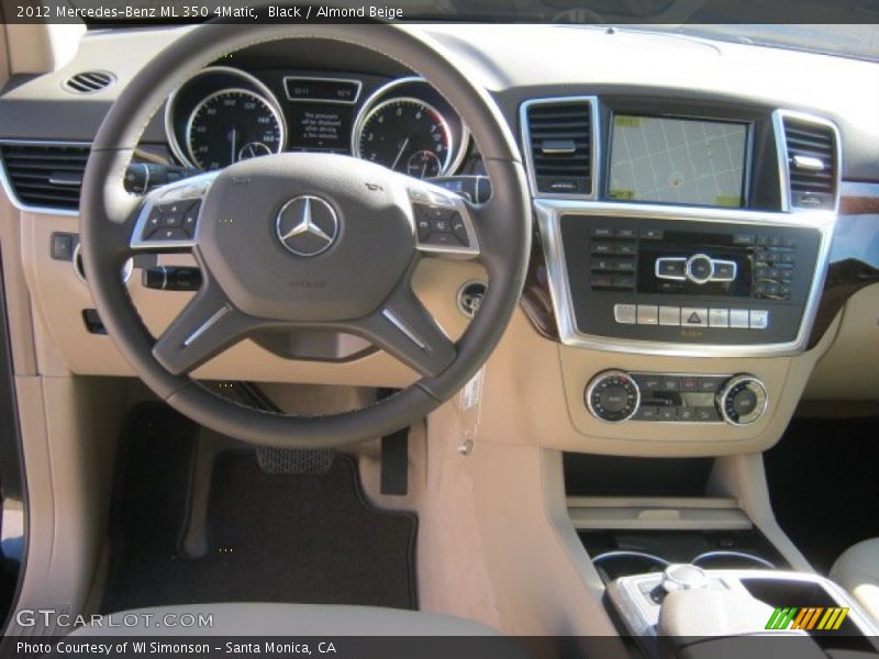 Black / Almond Beige 2012 Mercedes-Benz ML 350 4Matic