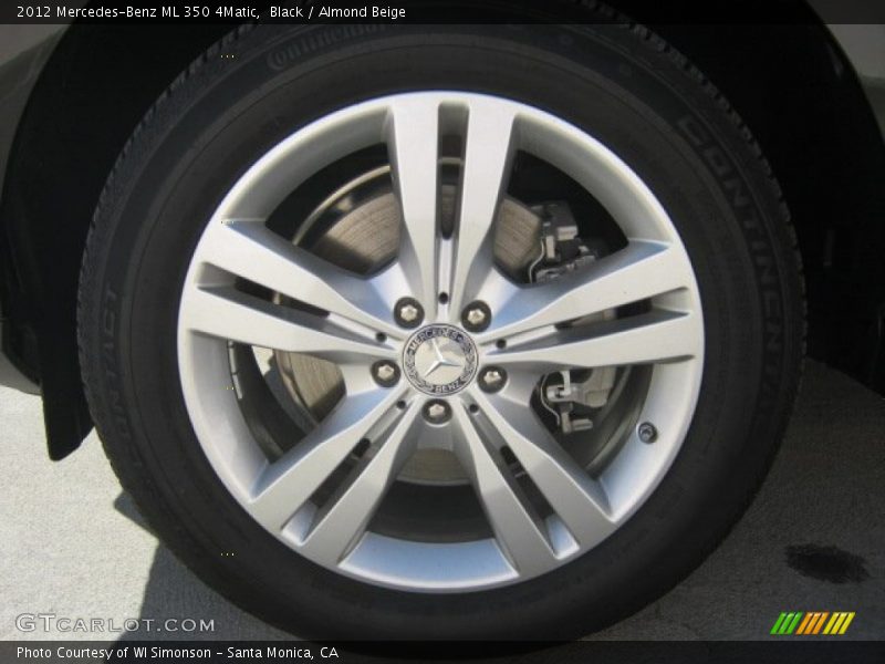 Black / Almond Beige 2012 Mercedes-Benz ML 350 4Matic