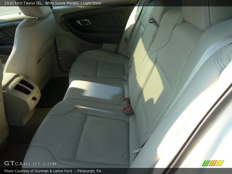 White Suede Metallic / Light Stone 2010 Ford Taurus SEL