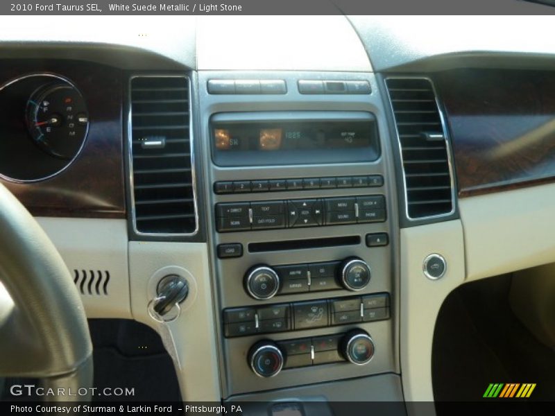 White Suede Metallic / Light Stone 2010 Ford Taurus SEL