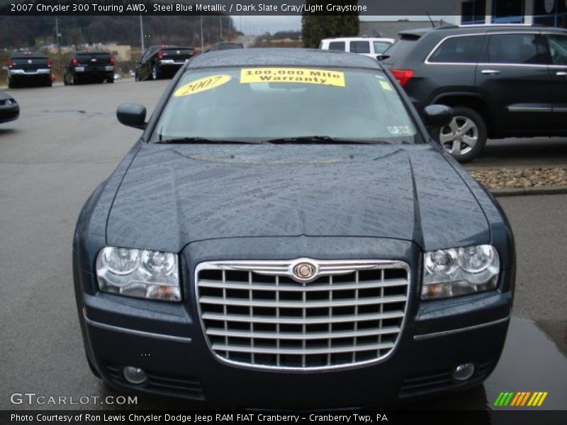 Steel Blue Metallic / Dark Slate Gray/Light Graystone 2007 Chrysler 300 Touring AWD