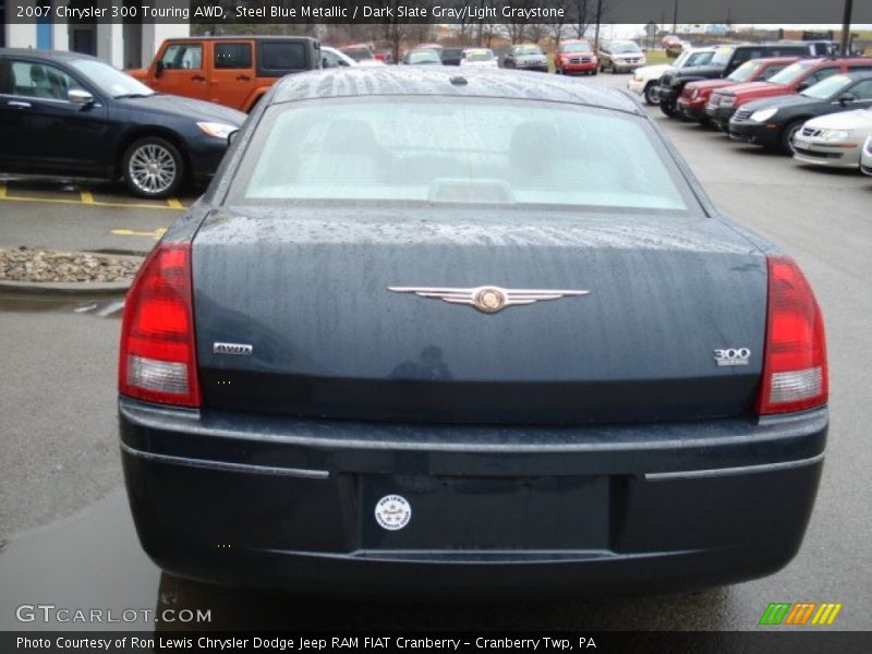 Steel Blue Metallic / Dark Slate Gray/Light Graystone 2007 Chrysler 300 Touring AWD