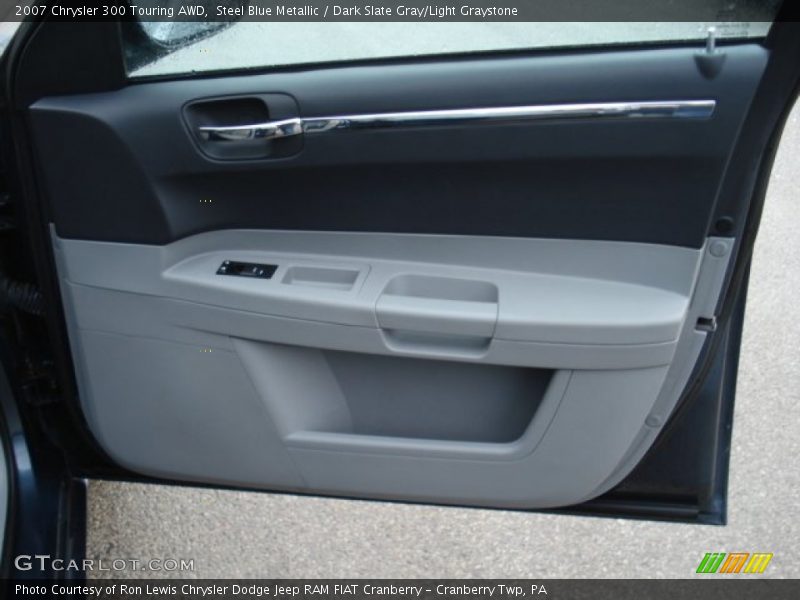 Steel Blue Metallic / Dark Slate Gray/Light Graystone 2007 Chrysler 300 Touring AWD