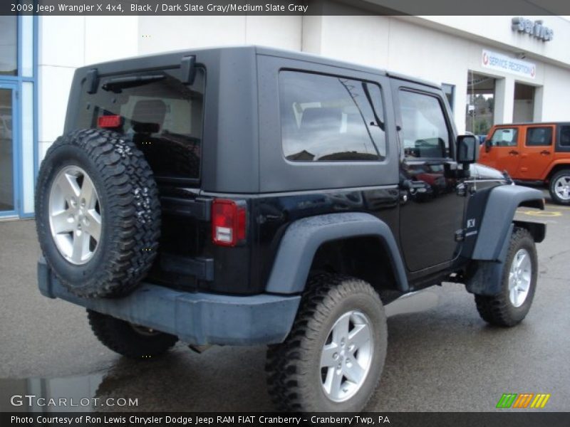 Black / Dark Slate Gray/Medium Slate Gray 2009 Jeep Wrangler X 4x4
